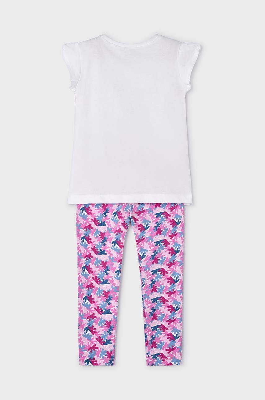 Детский комплект из хлопка Mayoral цвет фиолетовый