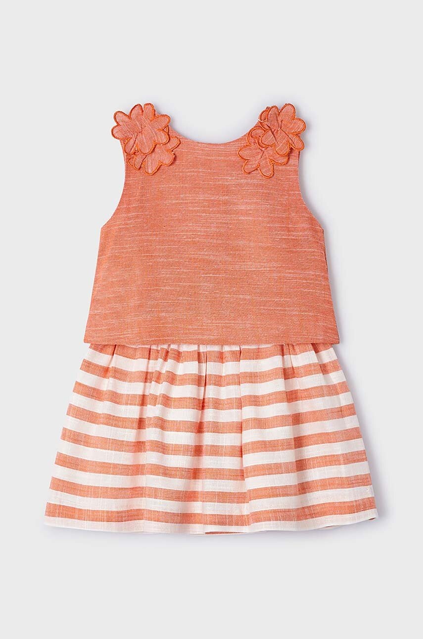 Дитячий комплект Mayoral колір помаранчевий Дитячий комплект Mayoral колір помаранчевий