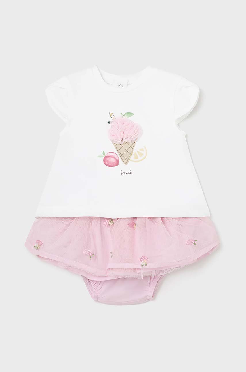 Mayoral Newborn compleu bebe culoarea roz