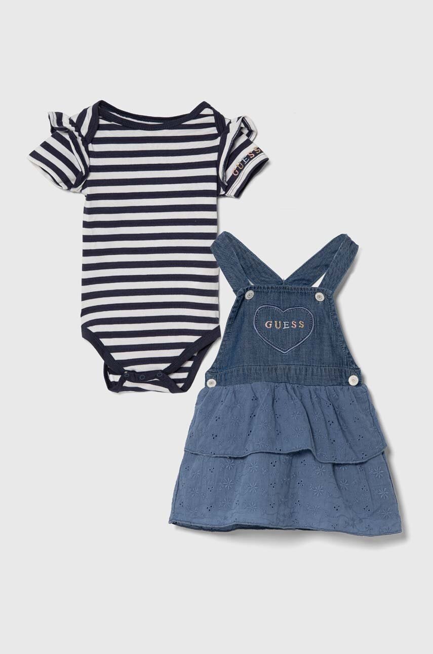 

Комплект за бебета Guess в тъмносиньо, Тъмносин