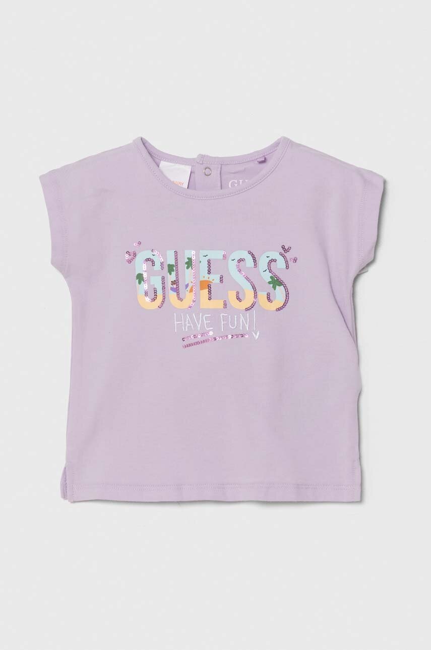 Комплект для младенцев Guess цвет фиолетовый
