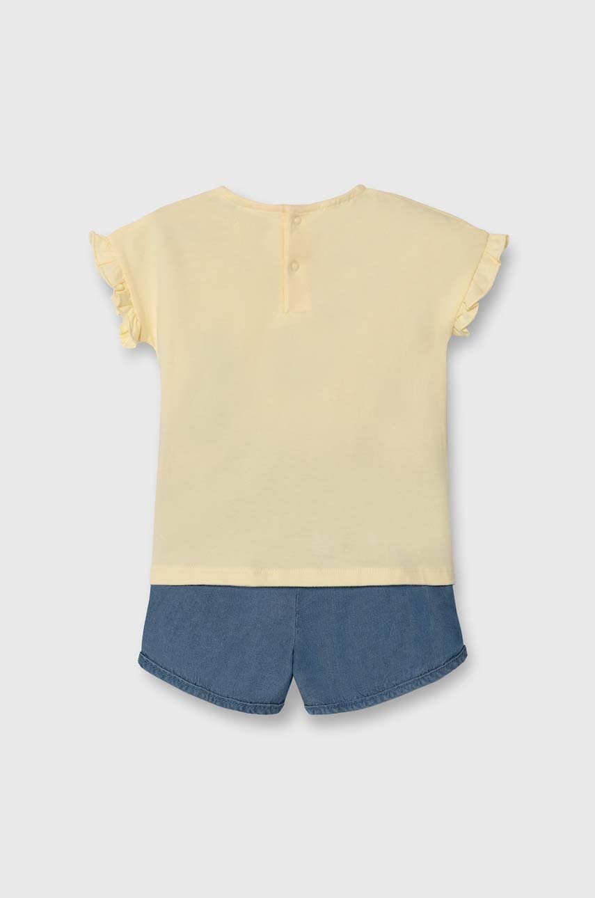 Комплект для младенцев Guess цвет жёлтый Комплект для младенцев Guess цвет жёлтый