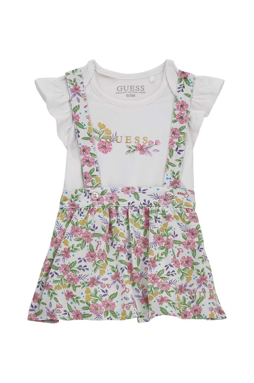 

Комплект за бебета Guess в бяло, Бял