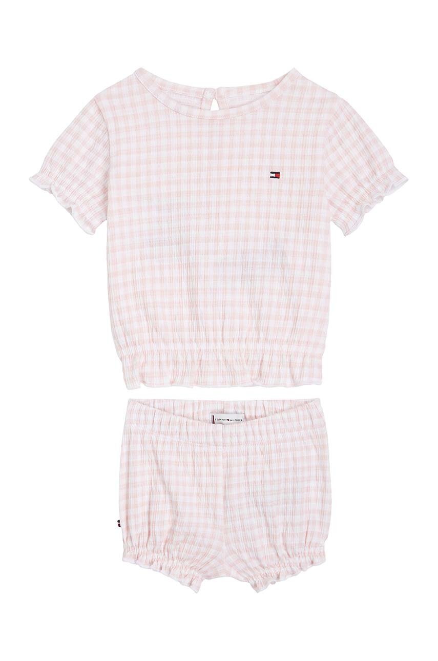 

Комплект за бебета Tommy Hilfiger в розово, Розов