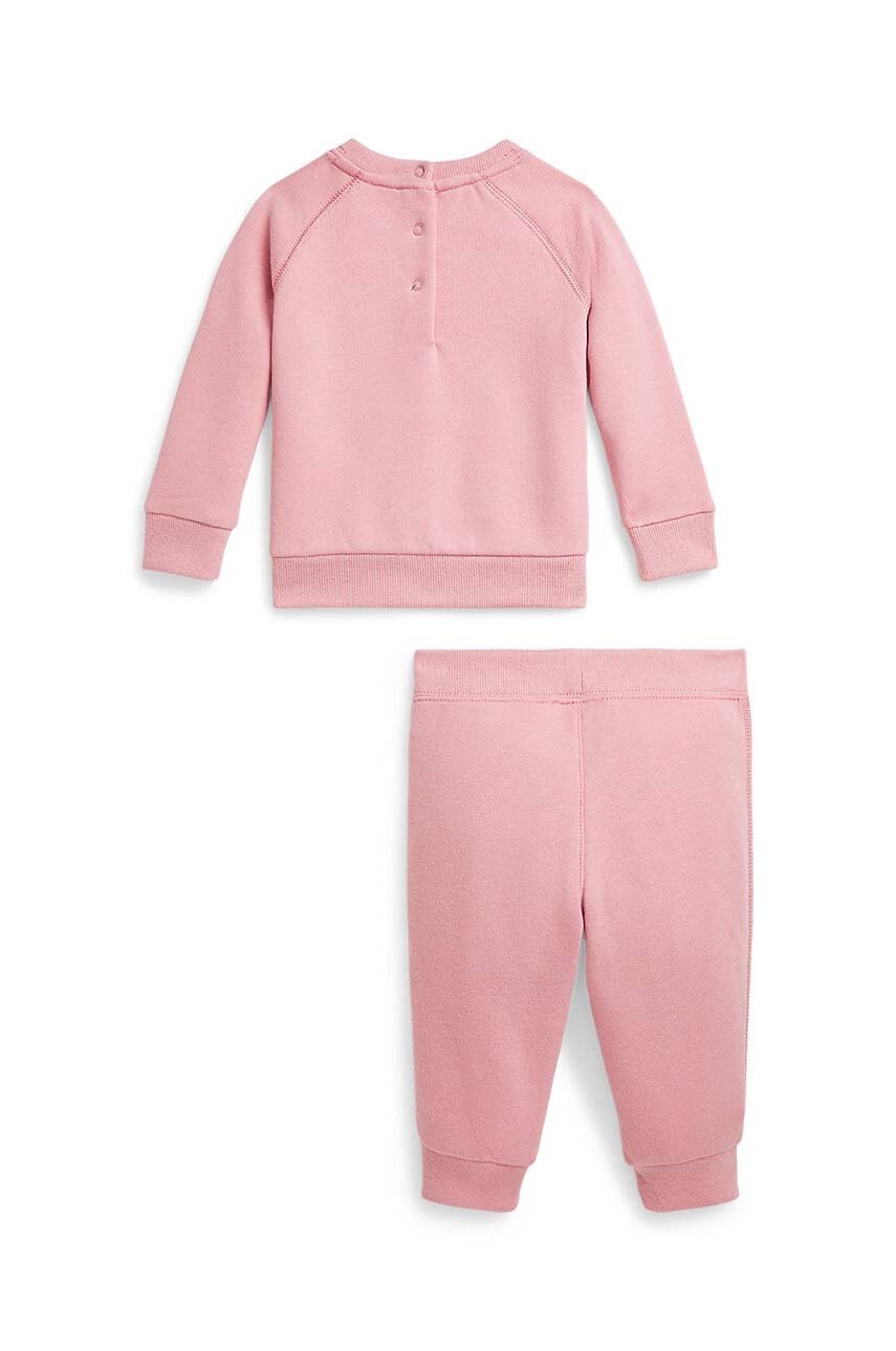 Спортивный костюм для младенцев Polo Ralph Lauren цвет розовый 310942248001
