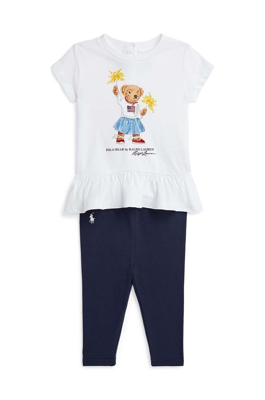 Levně Kojenecká sada Polo Ralph Lauren tmavomodrá barva, 310942863001