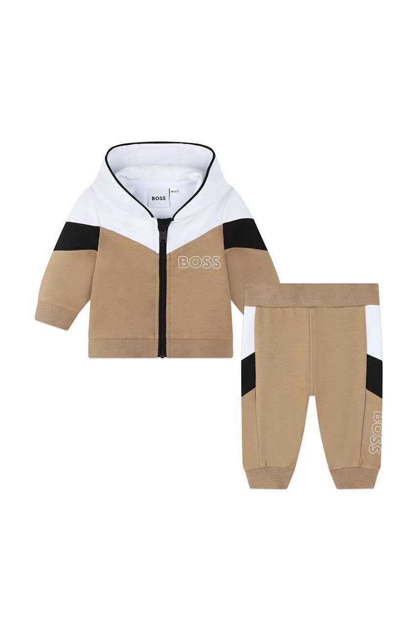 BOSS trening bebelusi culoarea bej BOSS trening bebelusi culoarea bej - Treninguri.eu