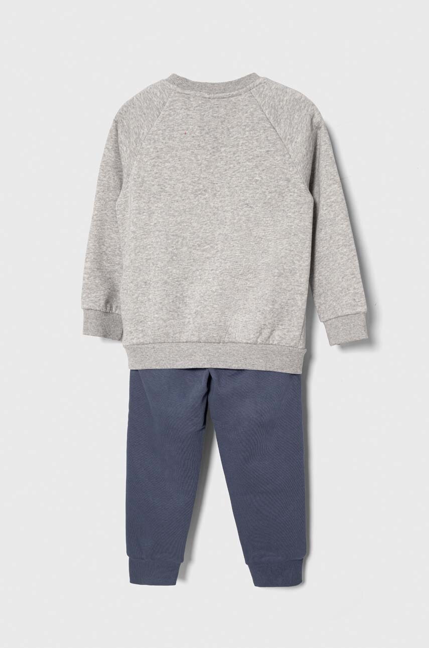 Детский спортивный костюм adidas цвет серый