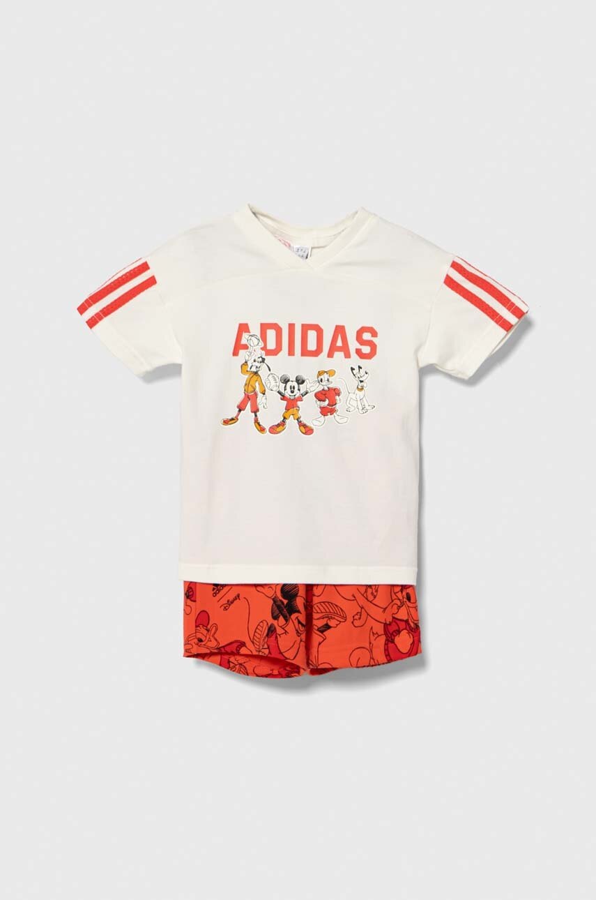 adidas compleu copii x Disney culoarea rosu