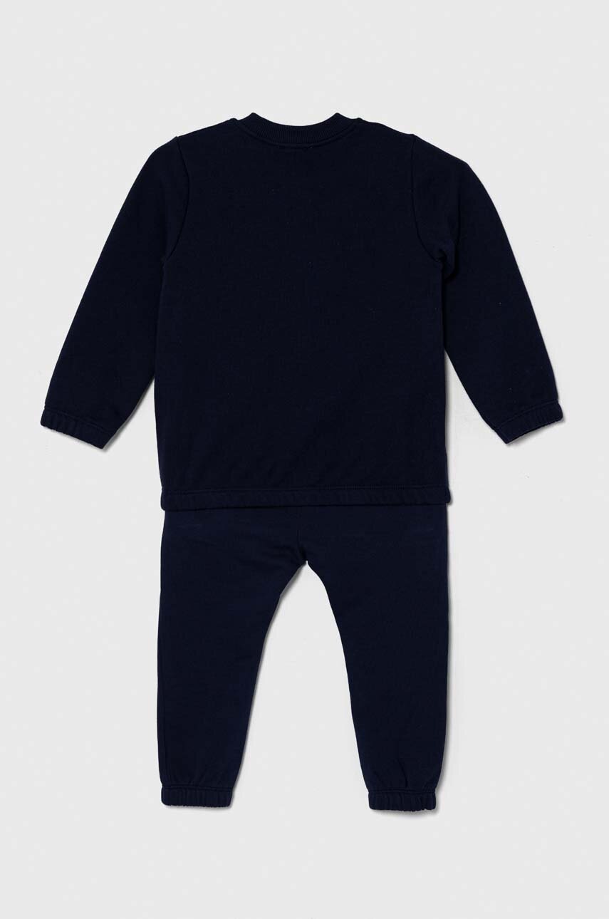 Детский хлопковый спортивный костюм United Colors of Benetton цвет синий