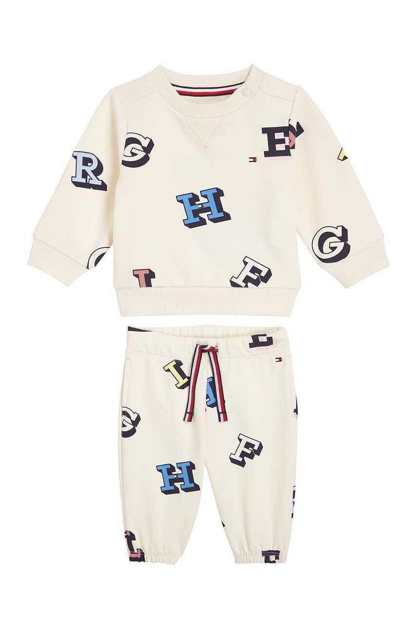 

Бебешки анцуг Tommy Hilfiger в бежово, Бежов