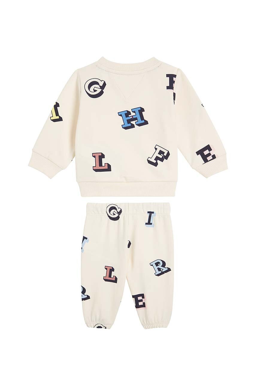 Cпортивний костюм для немовлят Tommy Hilfiger колір бежевий