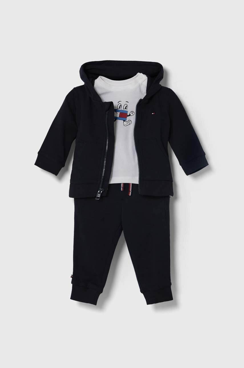 

Комплект за бебета Tommy Hilfiger в тъмносиньо, Тъмносин