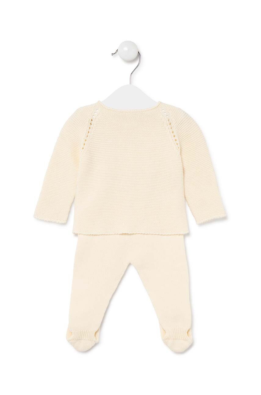 Дитячий бавовняний комплект Tous колір бежевий в Одесі Дитячий бавовняний комплект Tous колір бежевий в Одесі