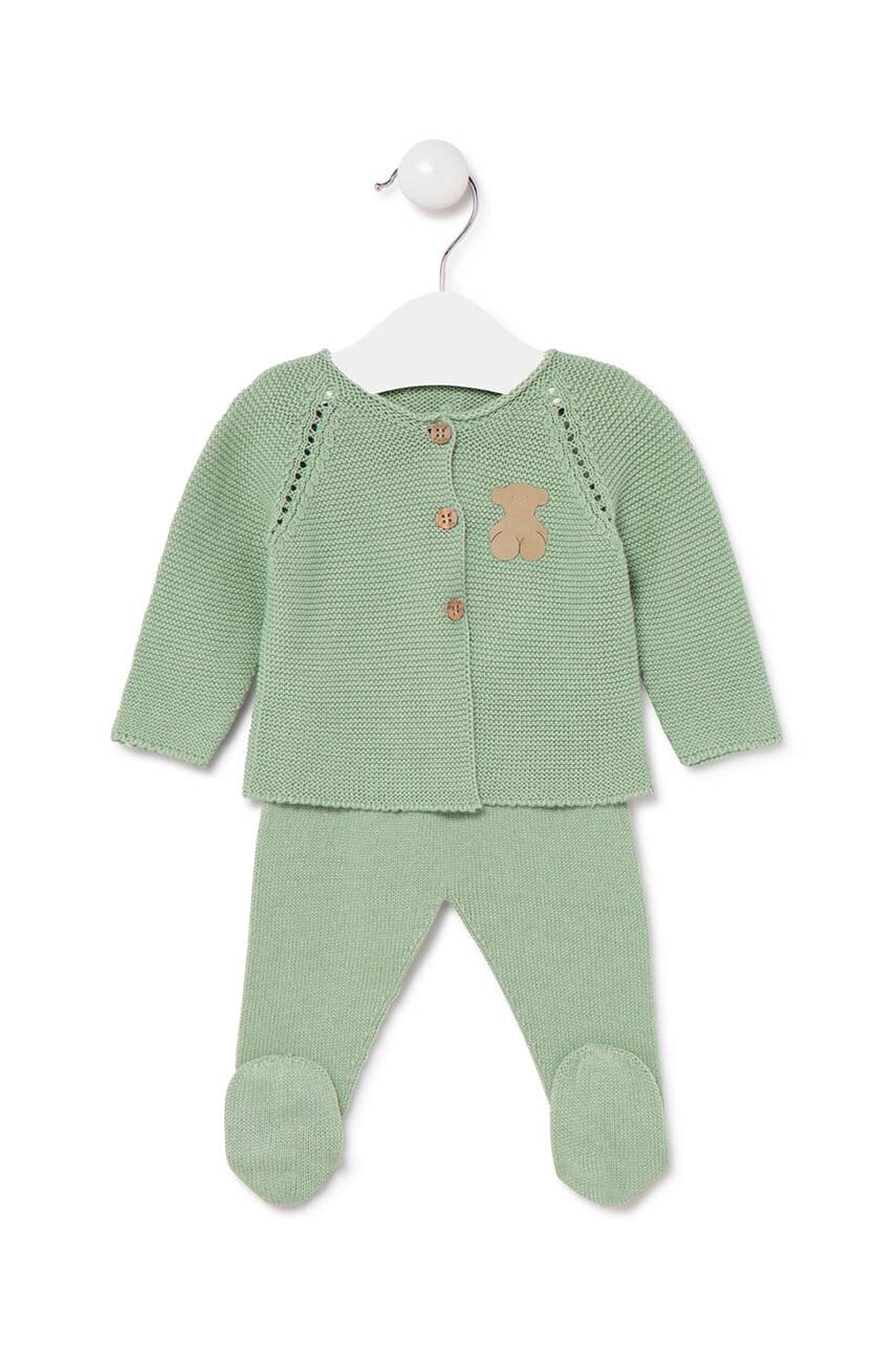 Детский хлопковый комплект Tous цвет зелёный Детский хлопковый комплект Tous цвет зелёный