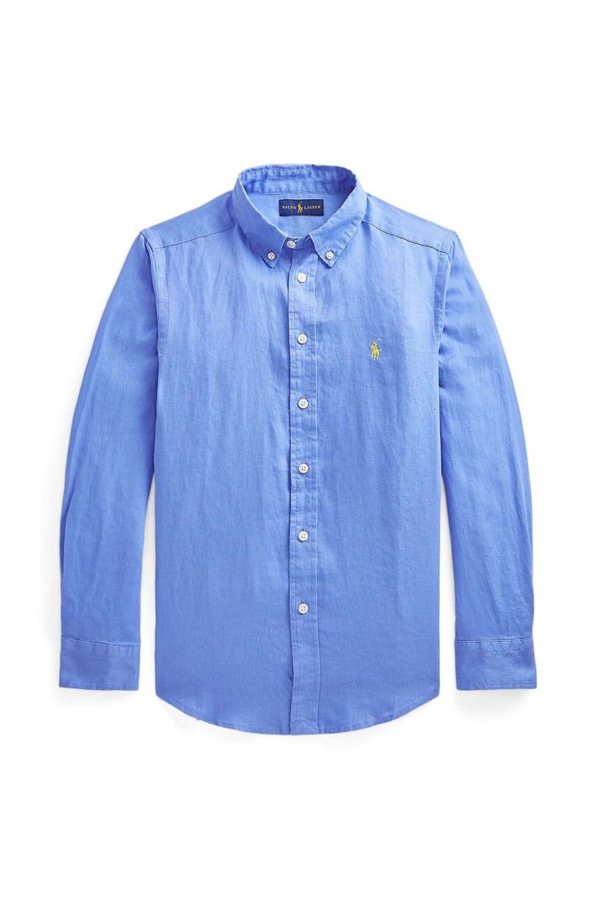 

Детская хлопковая рубашка Polo Ralph Lauren