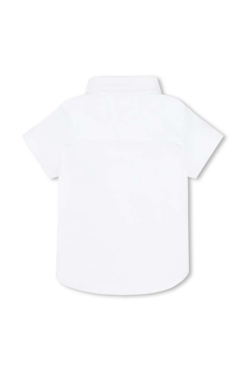 Бавовняна сорочка для немовля BOSS колір білий