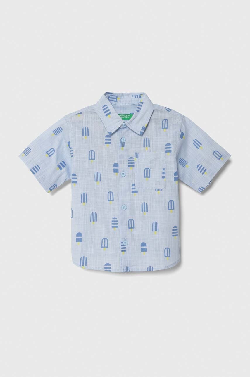 United Colors of Benetton camasa de bumbac pentru copii