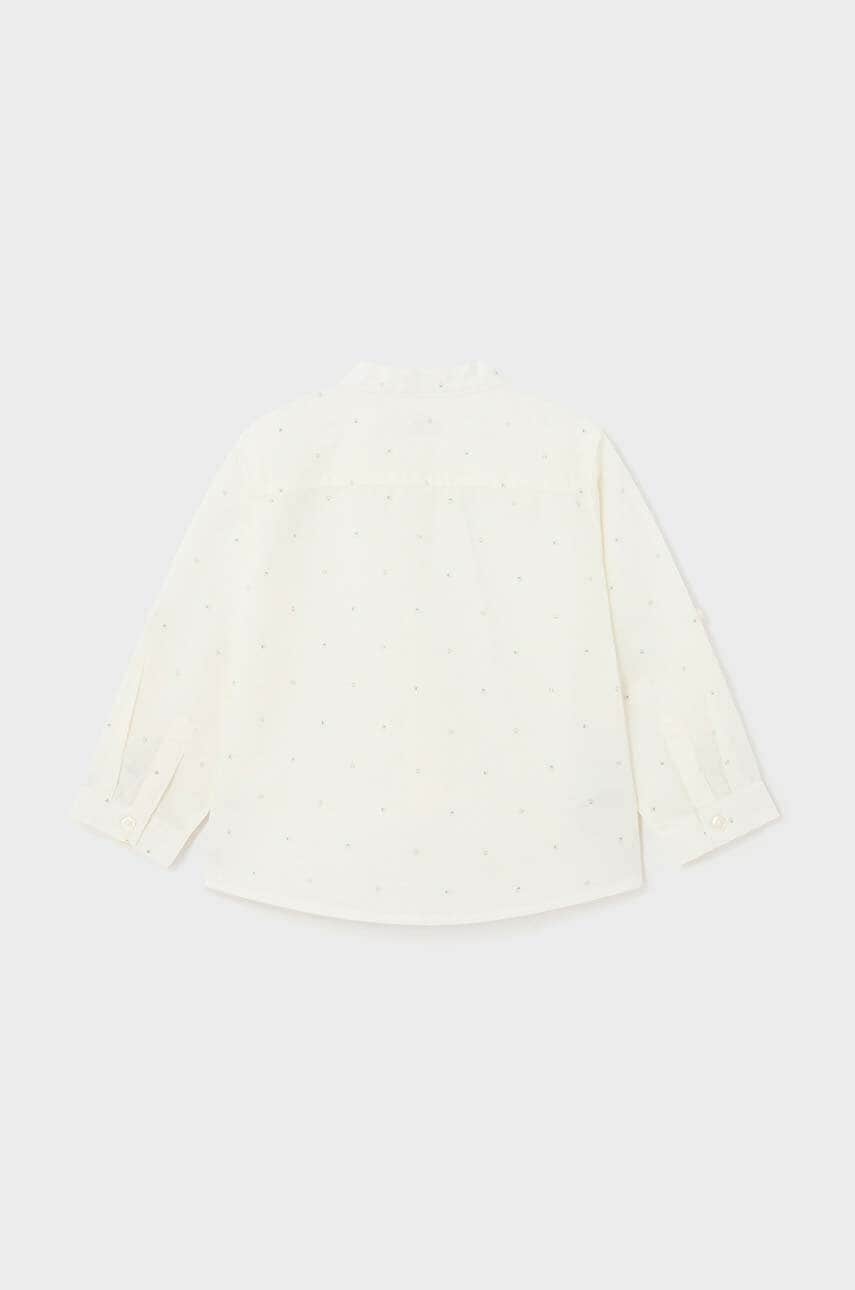 Детская рубашка с примесью льна Mayoral цвет бежевый в Хмельницком Детская рубашка с примесью льна Mayoral цвет бежевый в Хмельницком