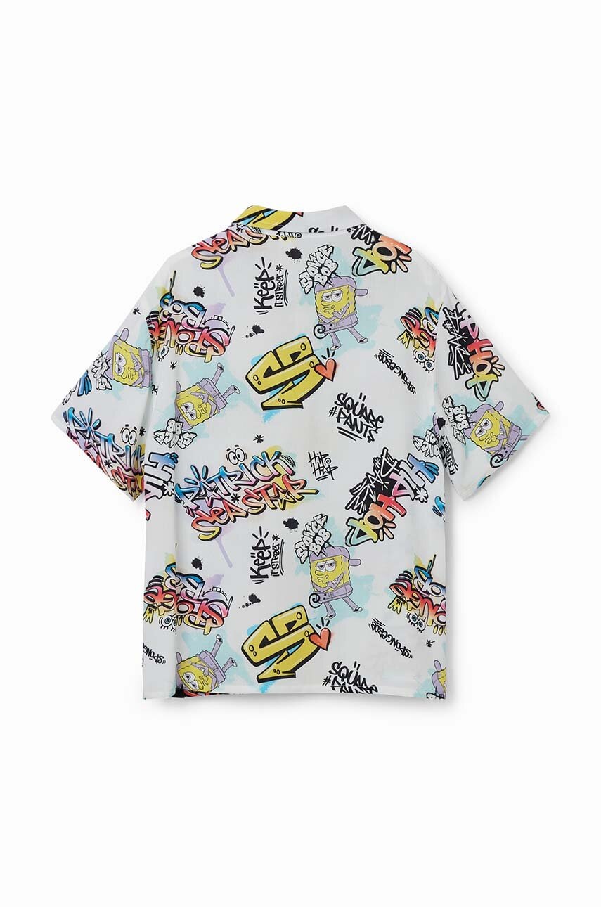 Дитяча сорочка Desigual колір білий