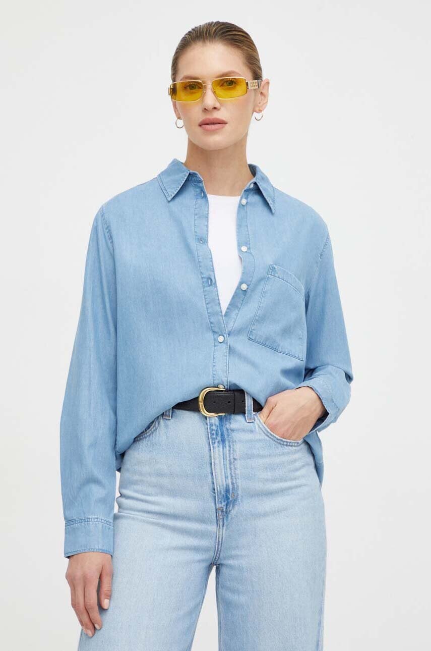 

Джинсовая рубашка Marc O'Polo женская regular классический воротник
