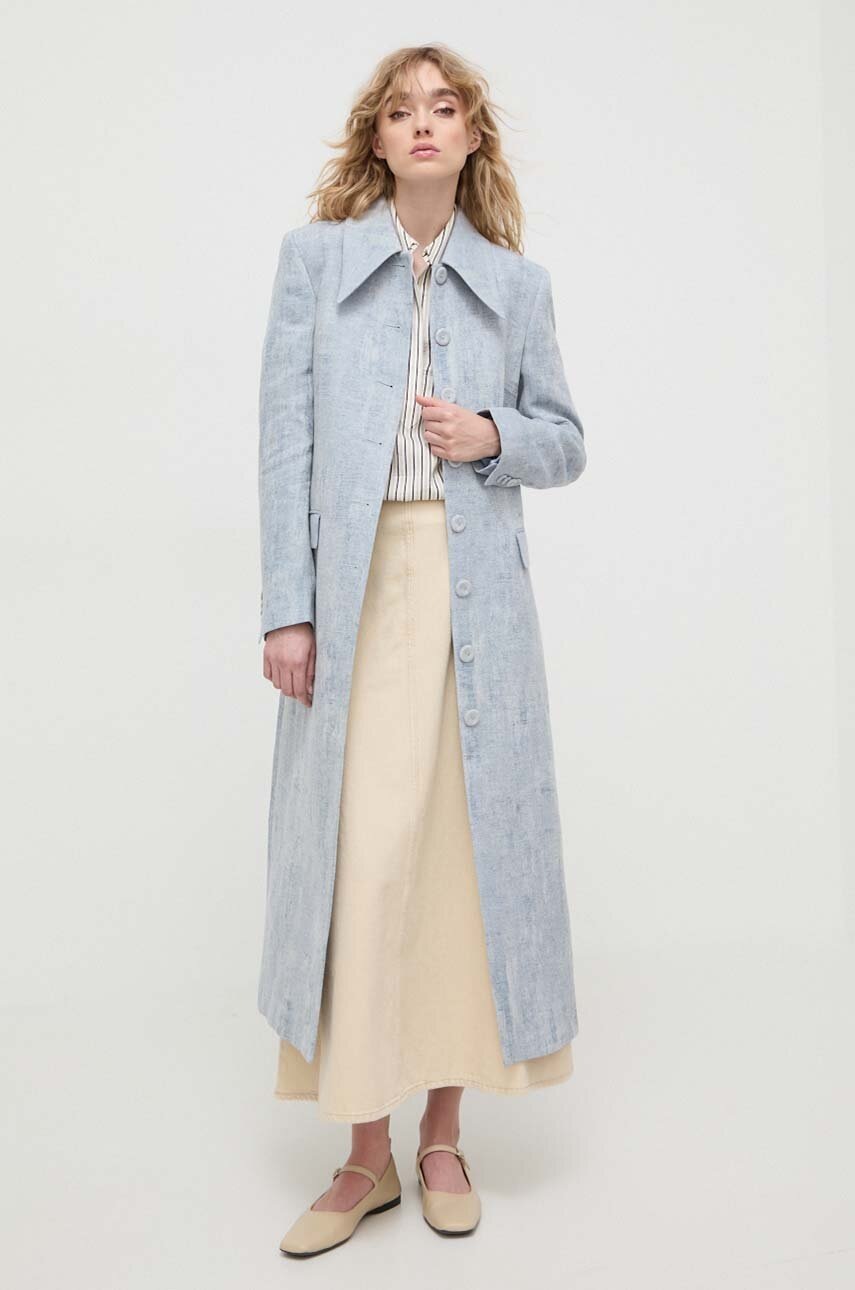 Μπλουζάκι BA&SH χρώμα: μπεζ φωτογραφία