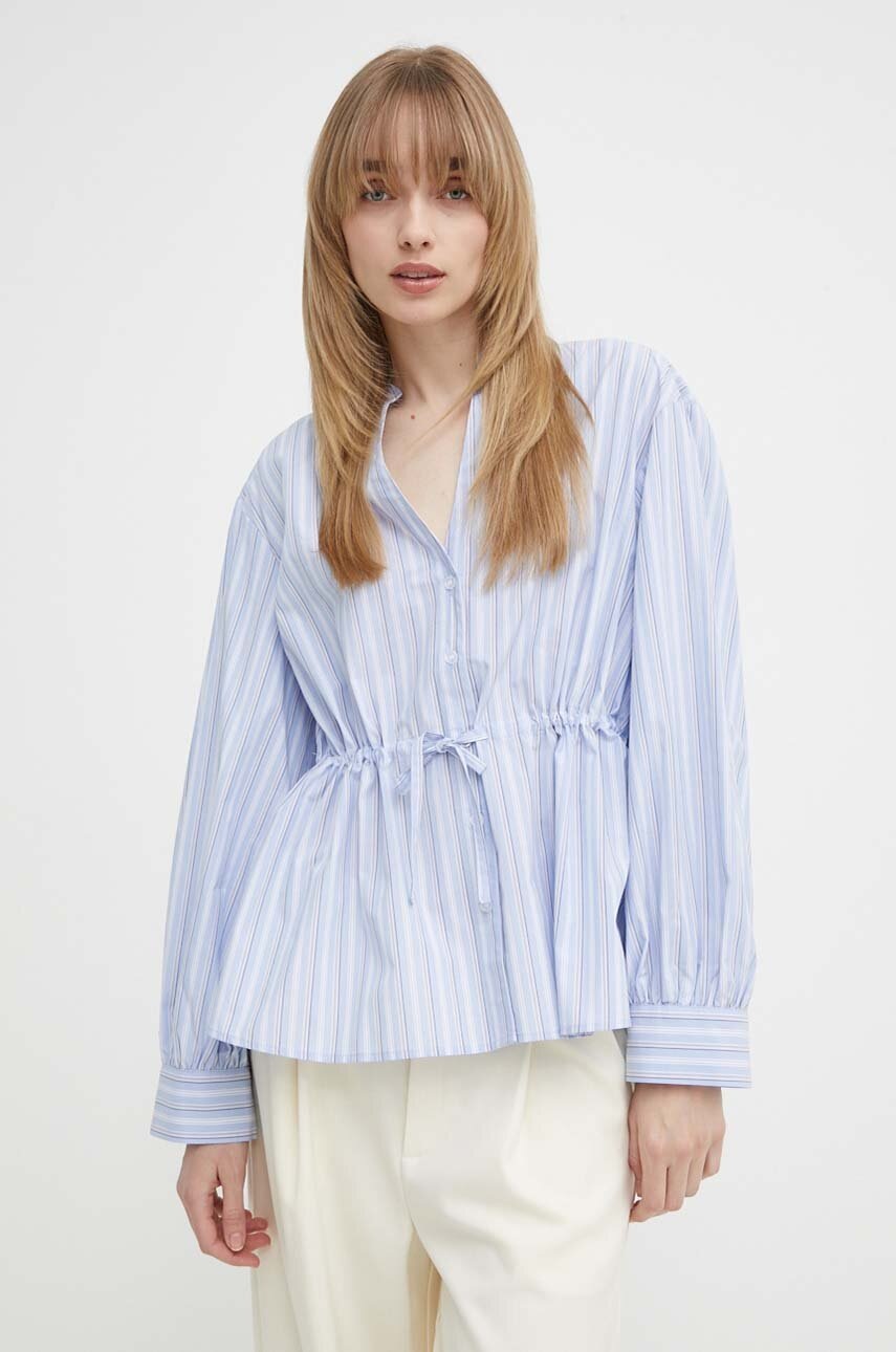 Βαμβακερό πουκάμισο Samsoe Samsoe SAAMELIE F24100138 φωτογραφία