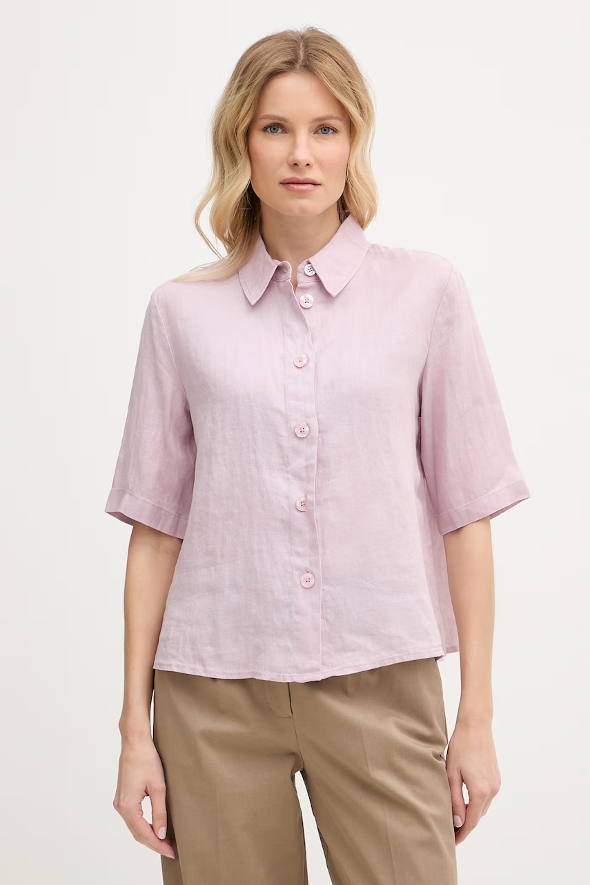 United Colors of Benetton Cămașă de femei din in