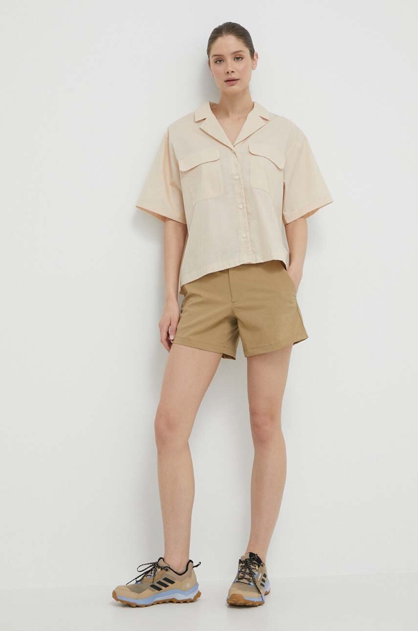 Πουκάμισο Marmot Muir Camp χρώμα: μπεζ φωτογραφία