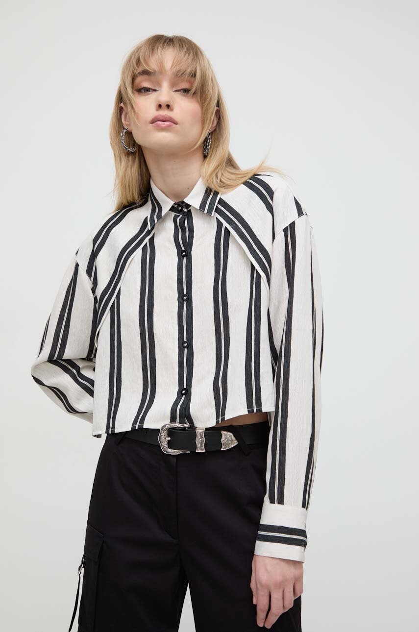 Πουκάμισο IRO χρώμα: μπεζ φωτογραφία