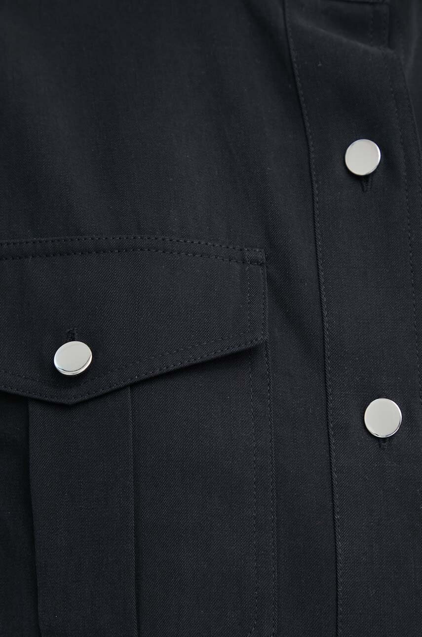 Πουκάμισο Theory χρώμα: μαύρο φωτογραφία