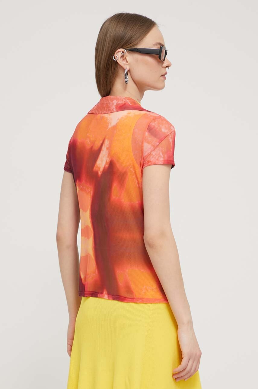 Desigual ing NEREA női, galléros, narancssárga, regular, 24SWTKA9 termék 2. képe