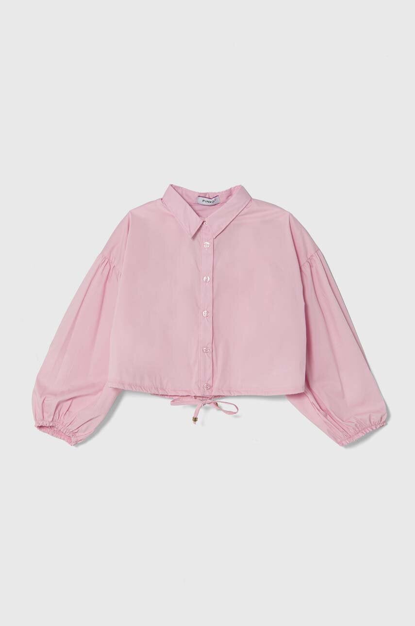 Детская рубашка Pinko Up цвет розовый Детская рубашка Pinko Up цвет розовый