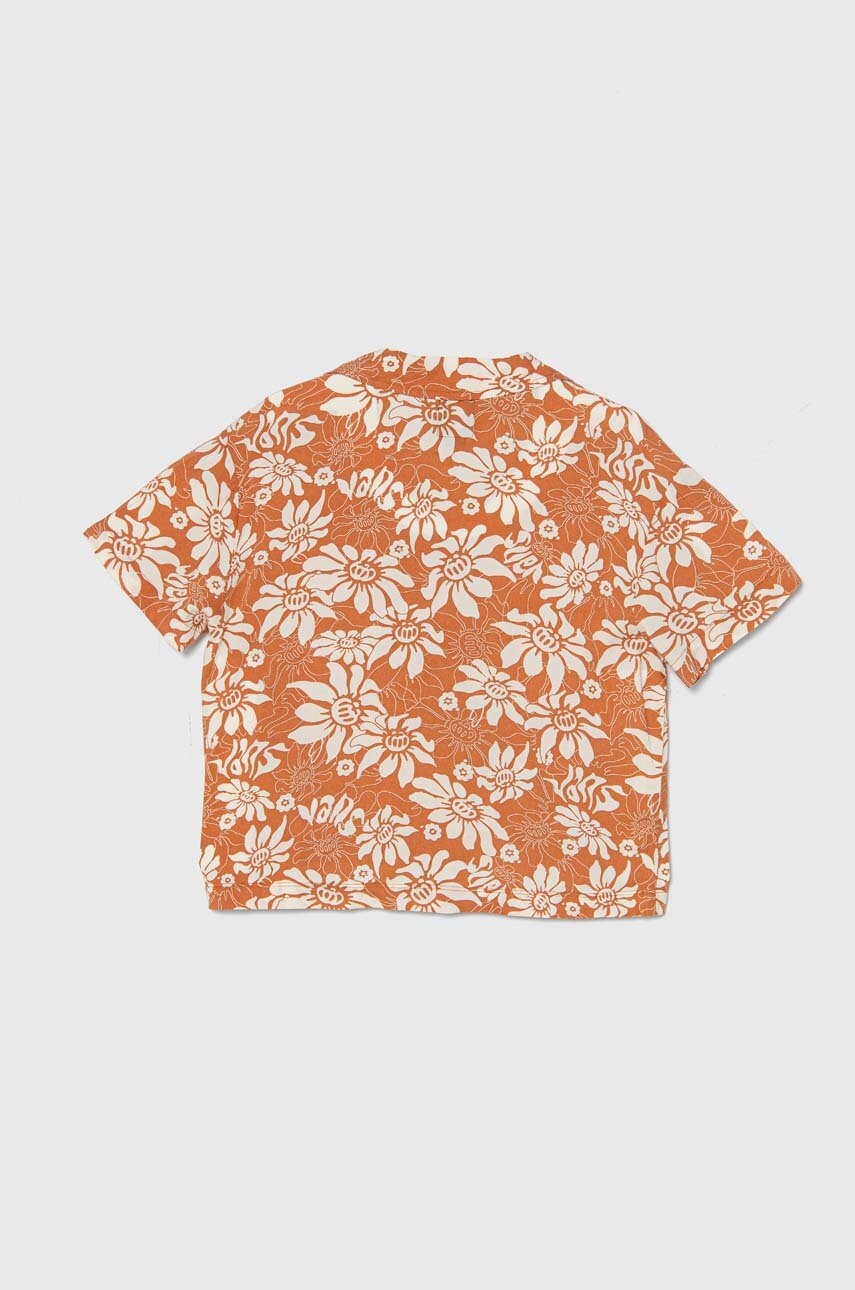 Дитяча сорочка Vans AMSTONE SS TOP GR колір помаранчевий