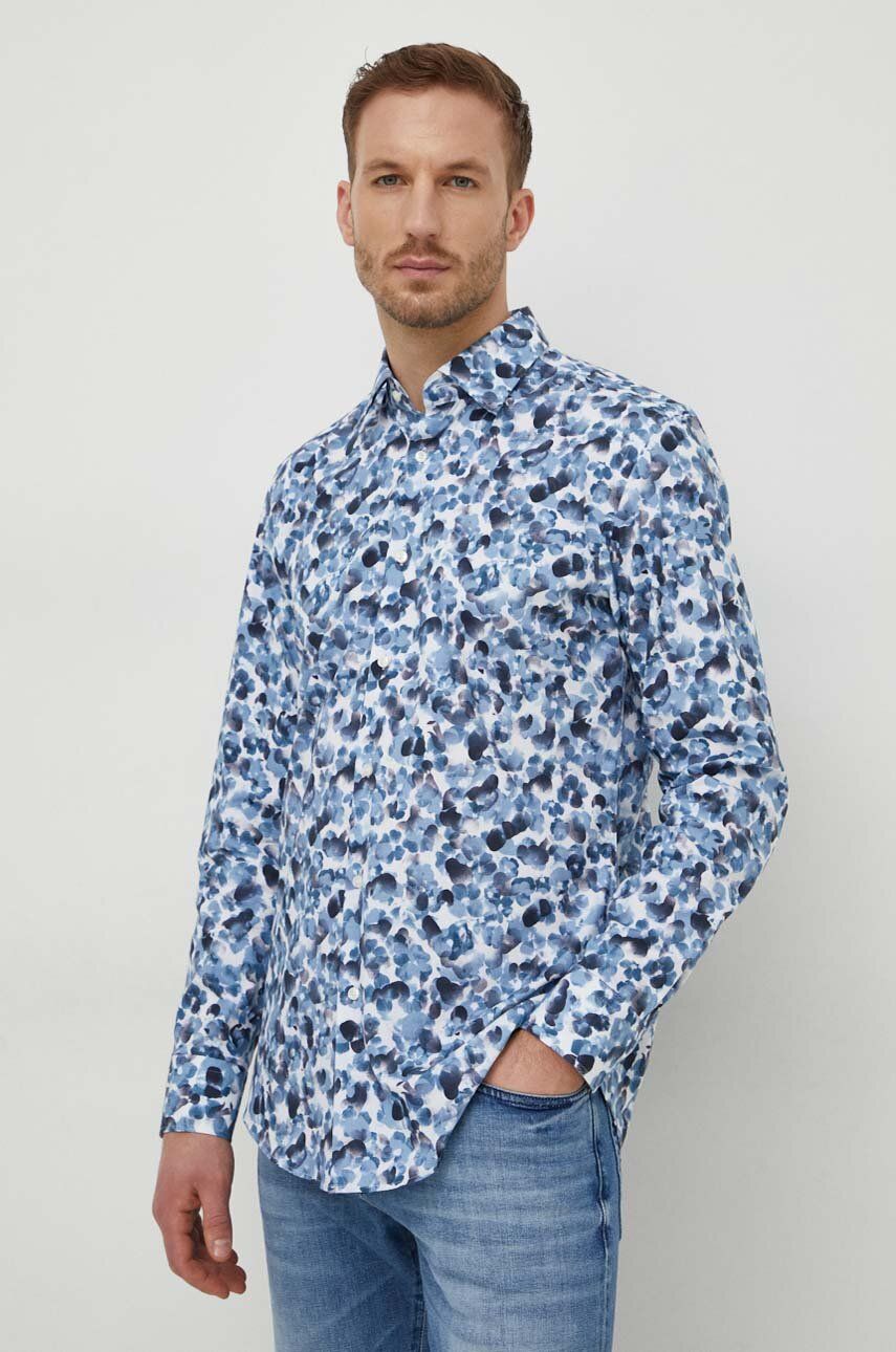 E-shop Košile BOSS pánská, slim, s klasickým límcem, 50508785