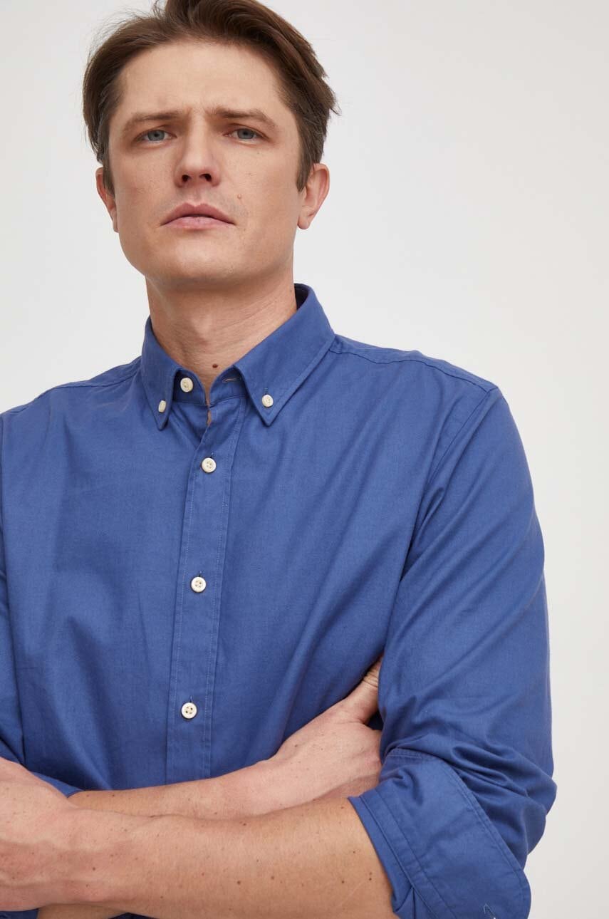 BOSS cămașă din bumbac bărbați, cu guler button-down, regular 50508914