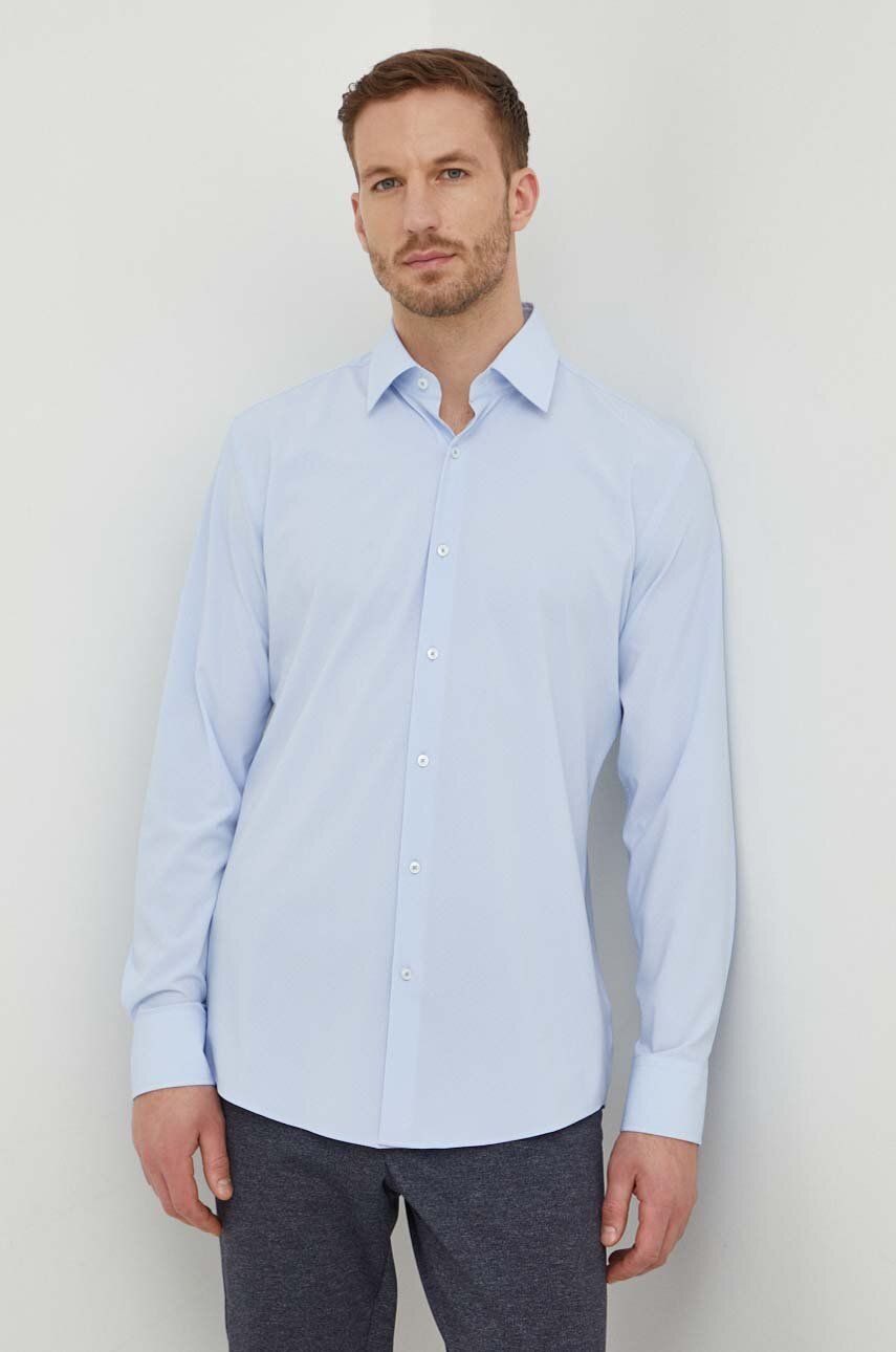 E-shop Košile BOSS pánská, slim, s klasickým límcem