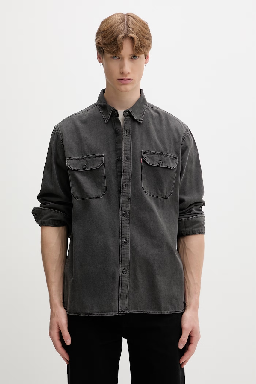 Levi's cămașă de damă din denim JACKSON WORKER