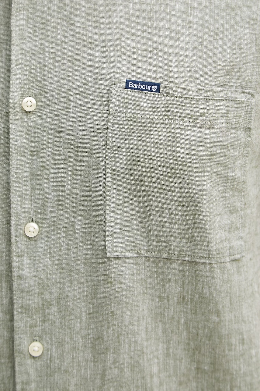 Barbour košeľa pánska ľanová Shirt Dept - Summer