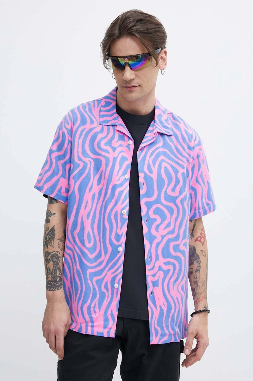 

Риза Quiksilver мъжка със стандартна кройка с класическа яка, Многоцветен