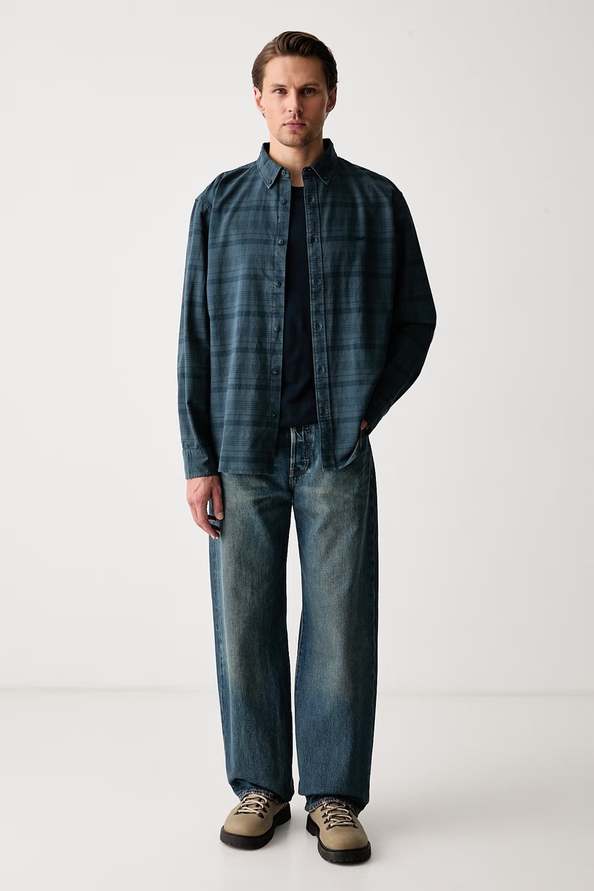 Levi's  риза мъжка с лен AUTHENTIC BUTTON DOWN