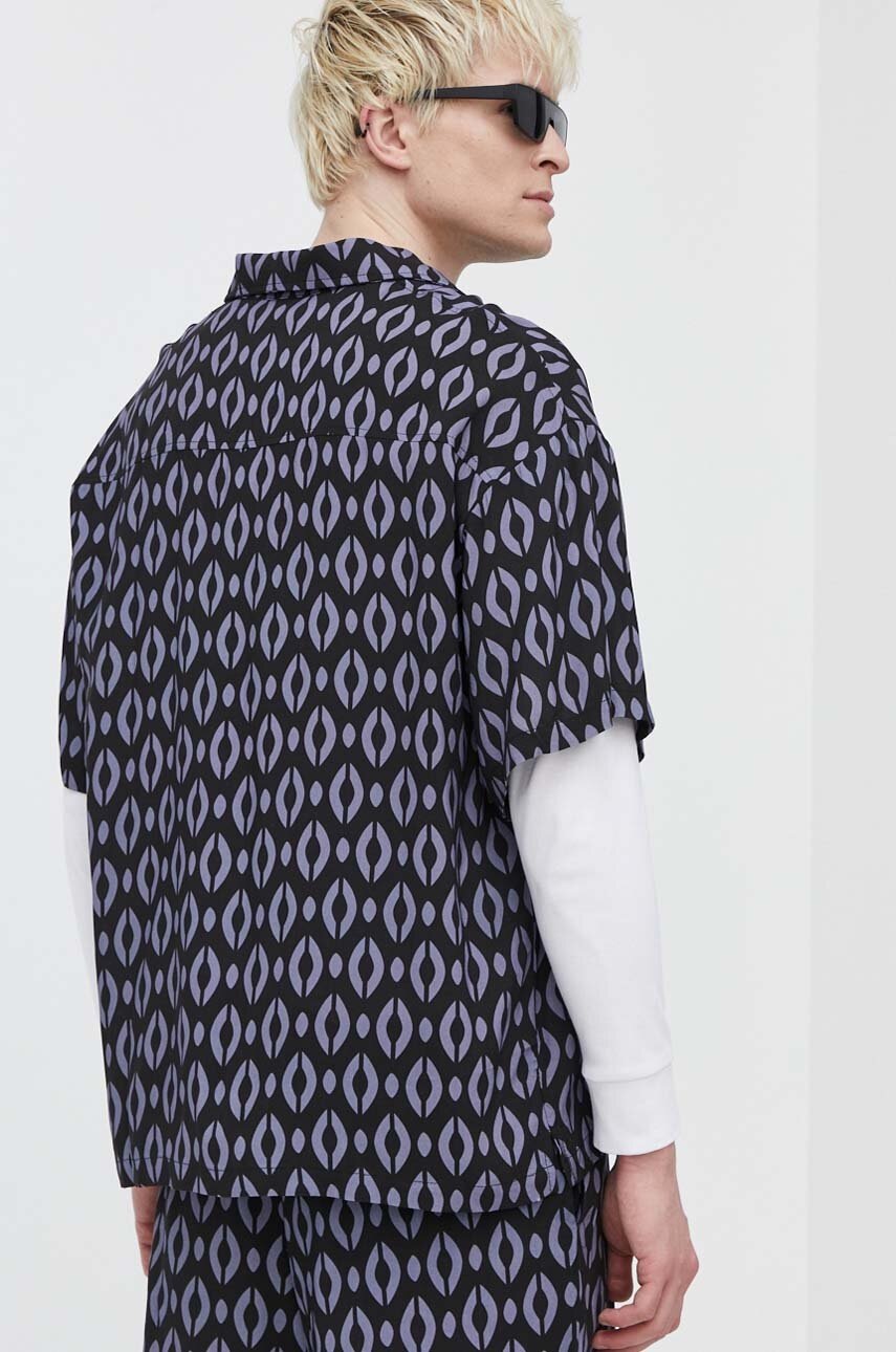 Πουκάμισο On Vacation 0 χρώμα: μαύρο, OVC SH15 OVC SH15 φωτογραφία