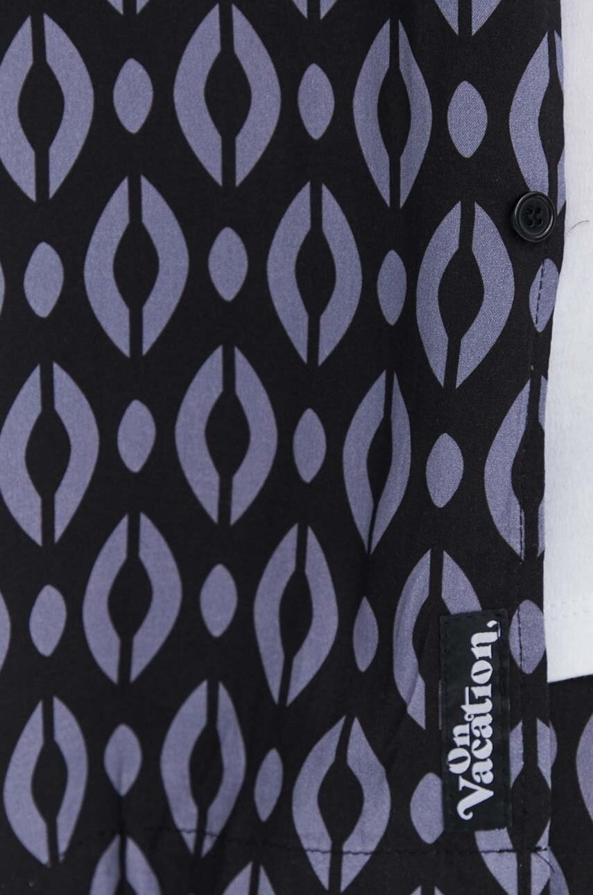 Πουκάμισο On Vacation 0 χρώμα: μαύρο, OVC SH15 OVC SH15 φωτογραφία