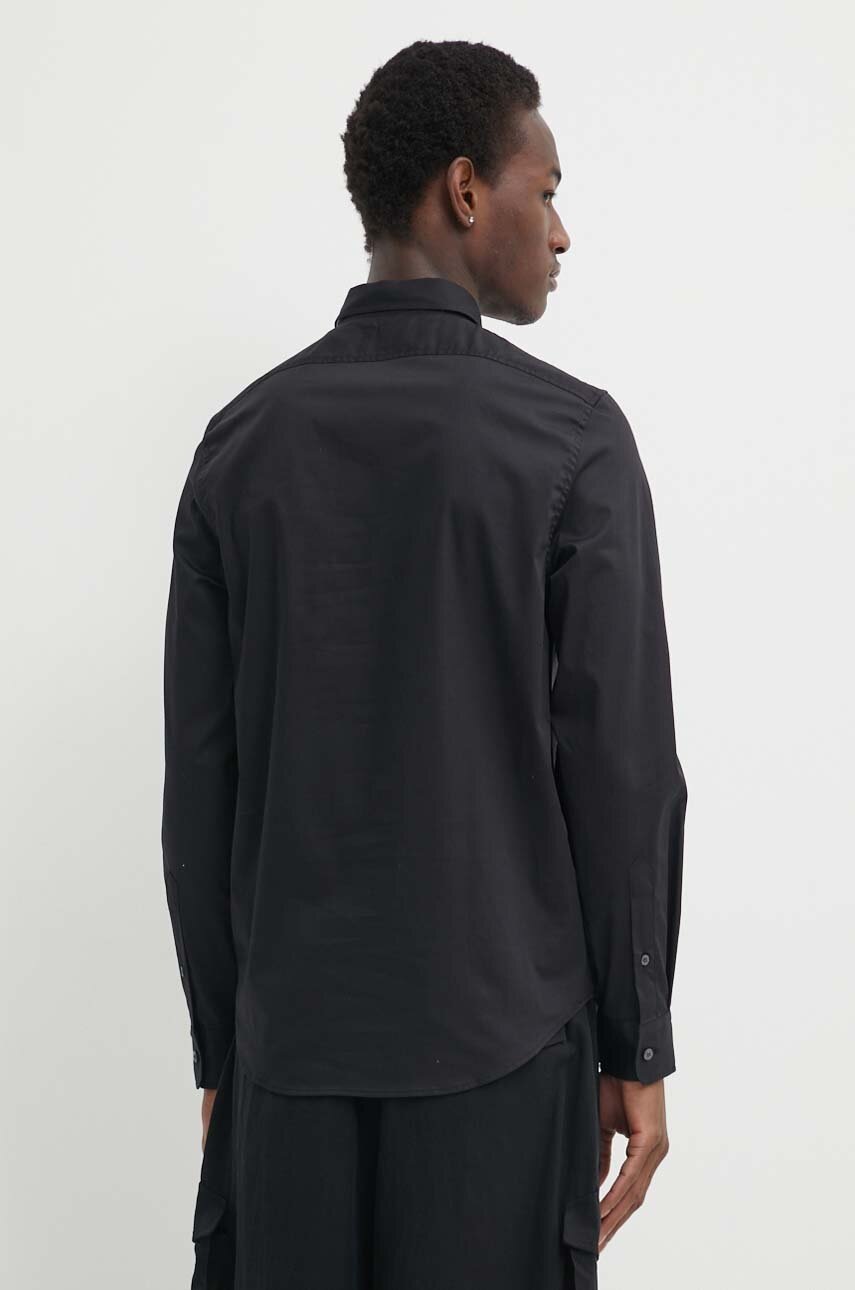 Diesel ing S-BENNY-CL férfi, galléros, fekete, slim, A10617.0QFAV termék 2. képe