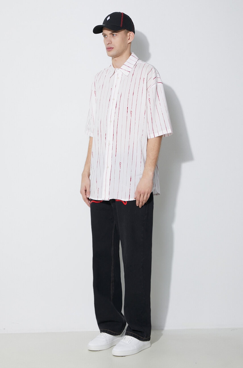 Bavlnená košeľa Marcelo Burlon County Pinstripes Over Shirt