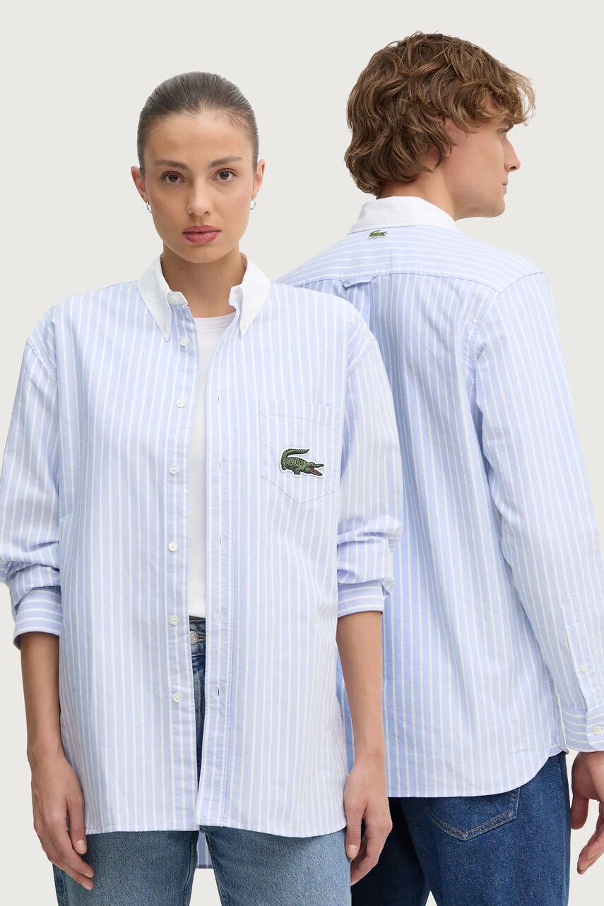Lacoste camasa din bumbac cu guler button-down, relaxed