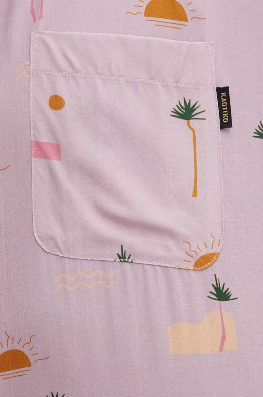 Πουκάμισο Kaotiko χρώμα: ροζ φωτογραφία