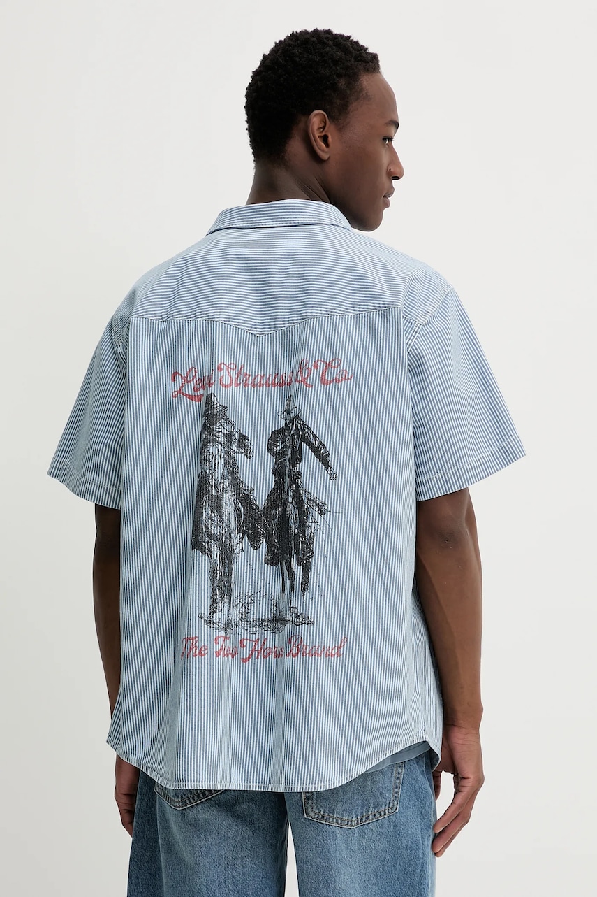 Levi's camasa din bumbac cu guler clasic, relaxed