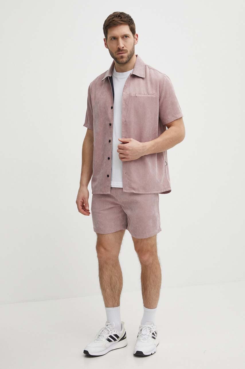 Πουκάμισο κοτλέ Picture Nollur χρώμα: ροζ, MTS1014 φωτογραφία