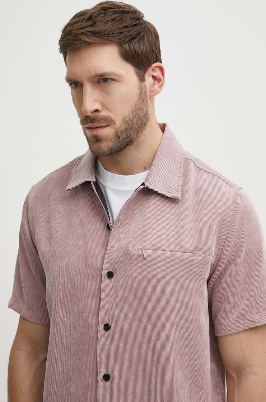 Πουκάμισο κοτλέ Picture Nollur χρώμα: ροζ, MTS1014 φωτογραφία